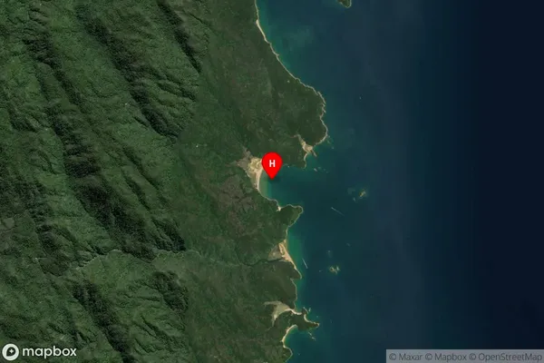 Bark Bay,Tasman Satellite Map