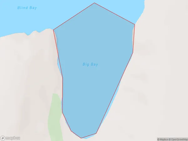 Big Bay, Otago Polygon Area Map