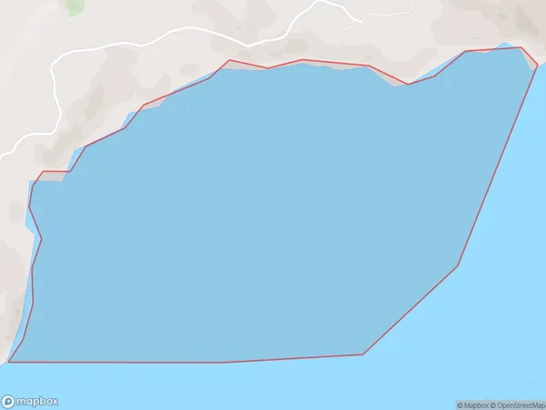 Bishops Bay, Otago Polygon Area Map