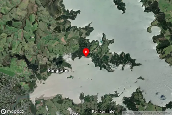 Blacksmiths Bay,Northland Satellite Map