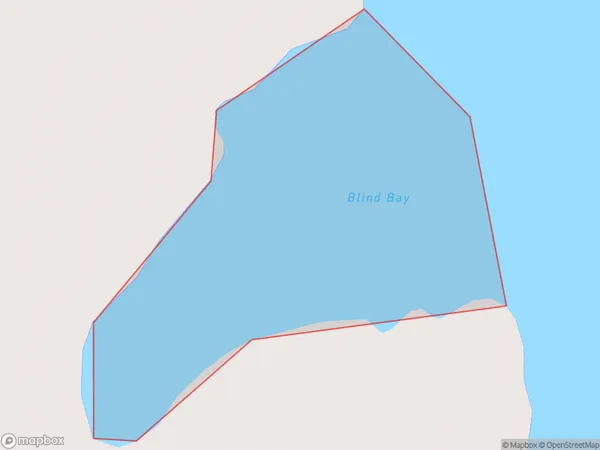 Blind Bay, Otago Polygon Area Map