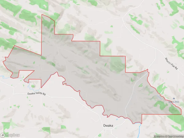 Katea, Otago Polygon Area Map