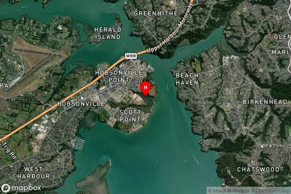 Tahingamanu Bay,Auckland Satellite Map