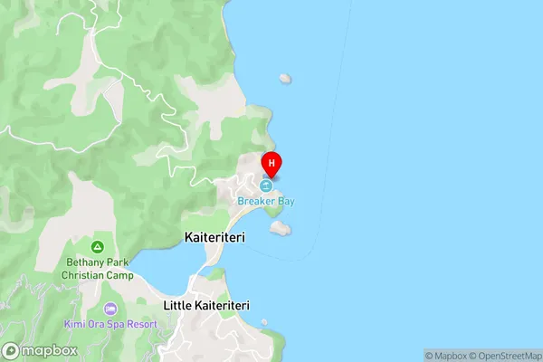 Breaker Bay,Tasman Area Map