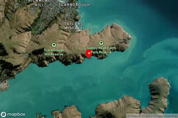 Breeze Bay,Canterbury Satellite Map