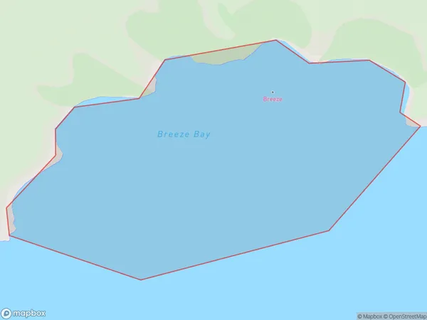 ZipCode 8972 Map for Breeze Bay