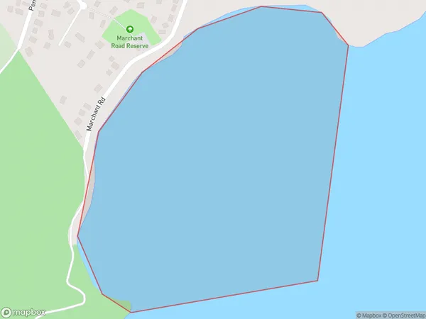 Butler Bay, Northland Polygon Area Map