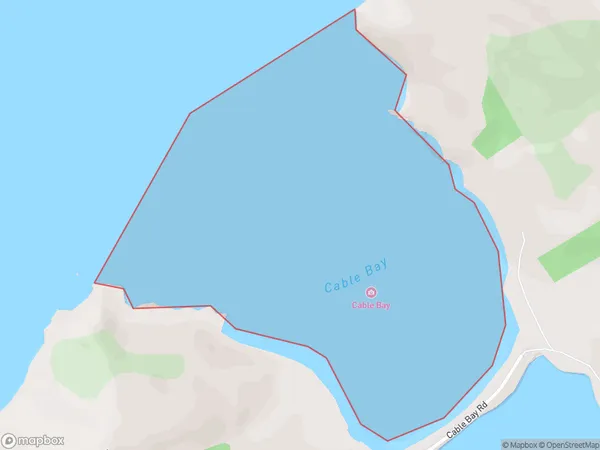 Rotokura / Cable Bay, Otago Polygon Area Map