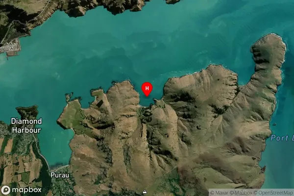 Te Pohue / Camp Bay,Canterbury Satellite Map