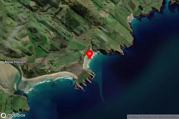 Cannibal Bay,Otago Satellite Map