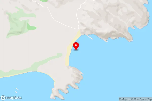 Cannibal Bay,Otago Area Map