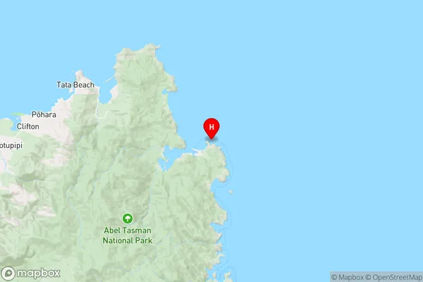 Canoe Bay,Tasman Region Map