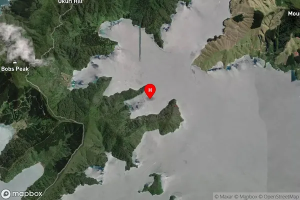 Canoe Bay,Marlborough Satellite Map
