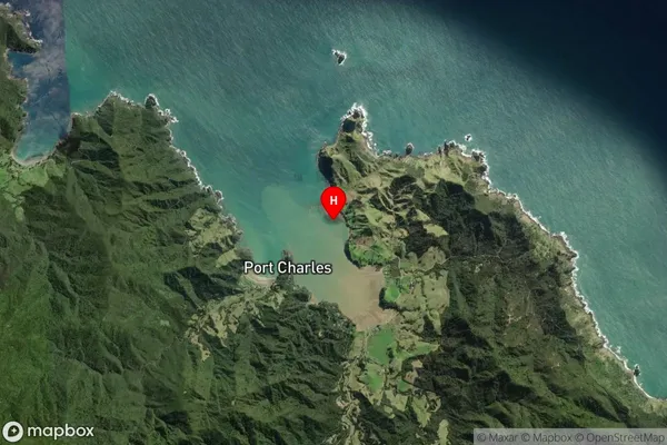 Carey Bay,Waikato Satellite Map