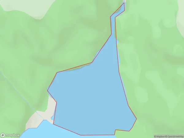 Cascade Basin, Otago Polygon Area Map