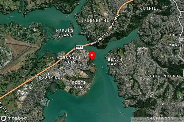 Catalina Bay,Auckland Satellite Map