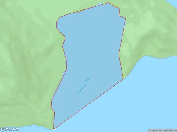 Chance Bay, Marlborough Polygon Area Map