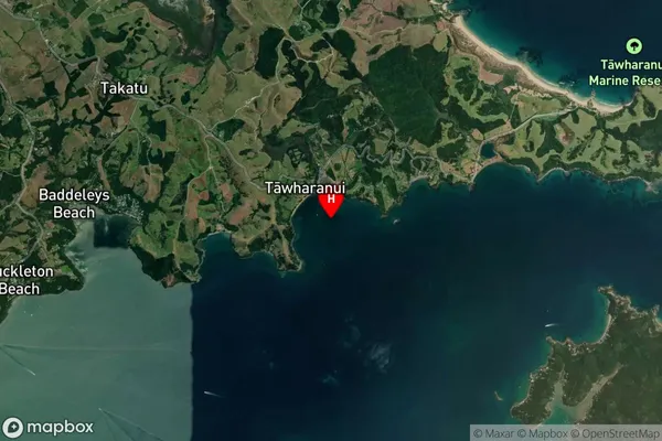 Christian Bay,Auckland Satellite Map