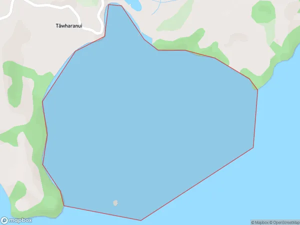 Christian Bay, Auckland Polygon Area Map