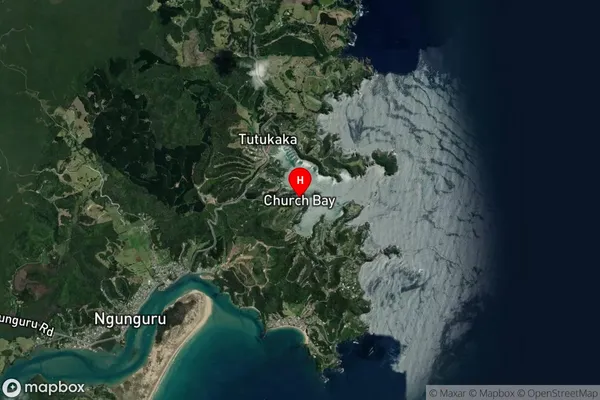 Church Bay,Northland Satellite Map