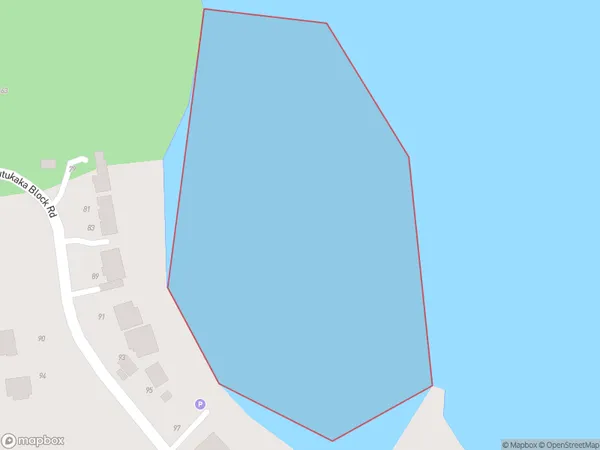 Church Bay, Northland Polygon Area Map