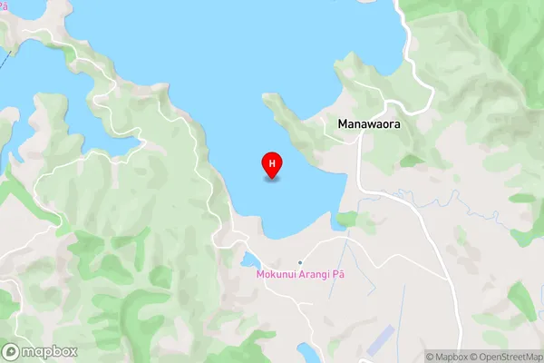 Clendon Cove,Northland Area Map