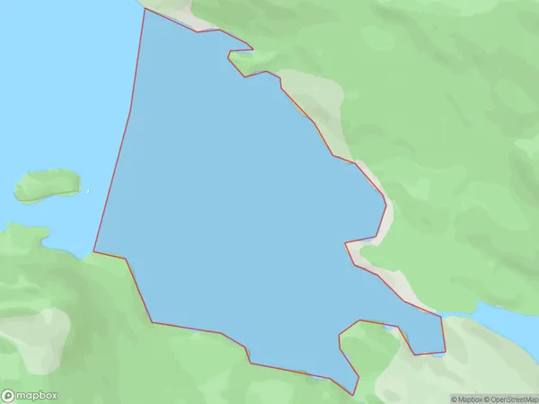 Cliff Cove, Southland Polygon Area Map