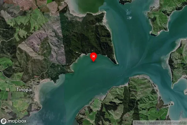 Coates Bay,Northland Satellite Map