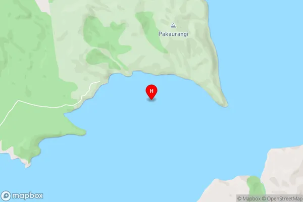 Coates Bay,Northland Area Map
