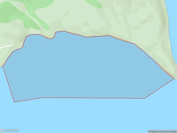 Coates Bay, Northland Polygon Area Map
