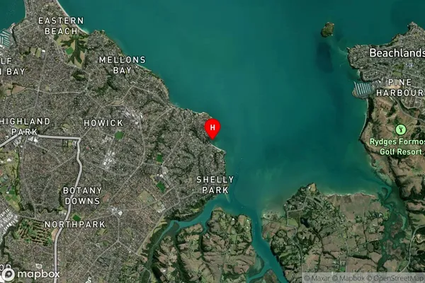 Cockle Bay,Auckland Satellite Map