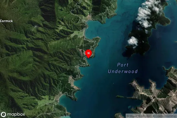 Waingaro Bay,Marlborough Satellite Map