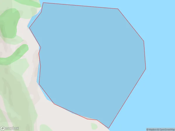 Collins Bay, Otago Polygon Area Map