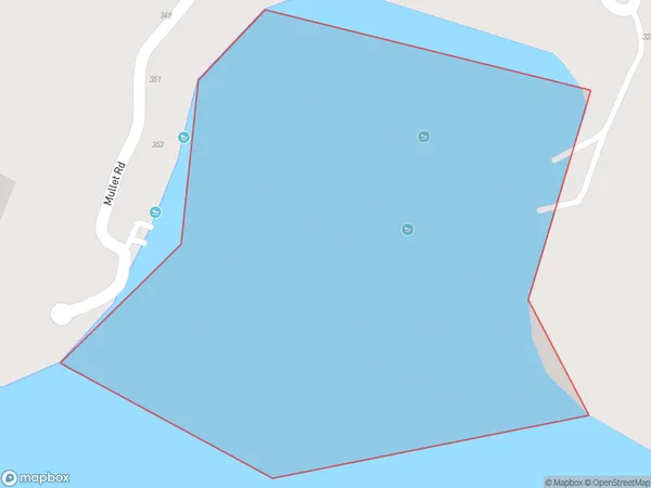 Cosy Nook, Southland Polygon Area Map