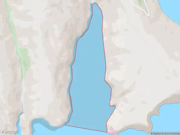 Damons Bay, Canterbury Polygon Area Map