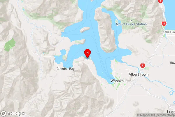 Damper Bay,Otago Region Map