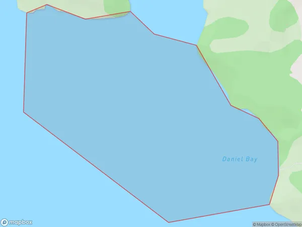 Daniel Bay, Auckland Polygon Area Map