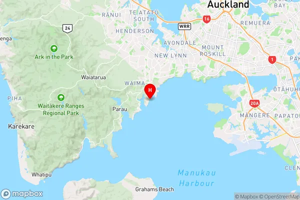 Davies Bay,Auckland Region Map