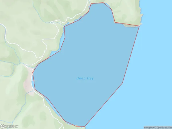 Deep Bay, Marlborough Polygon Area Map