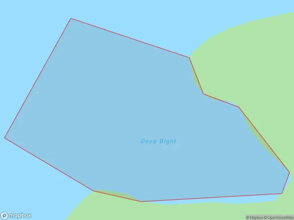 Deep Bight, Marlborough Polygon Area Map