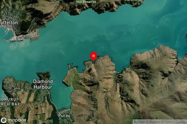 Deep Gully Bay,Canterbury Satellite Map