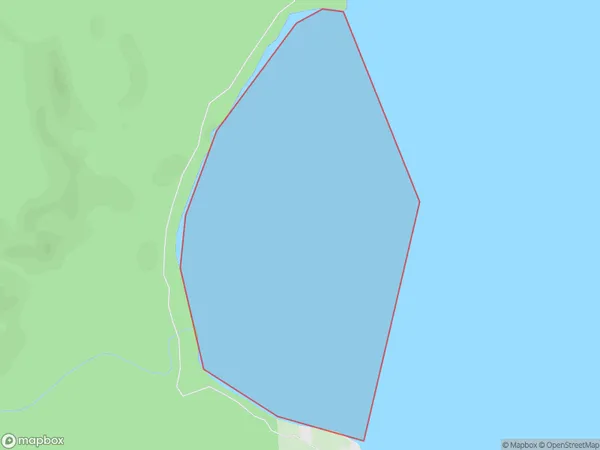Dock Bay, Otago Polygon Area Map