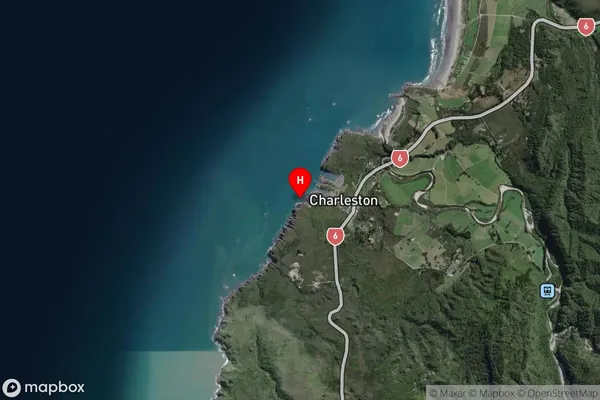 Doctor Bay,West Coast Satellite Map