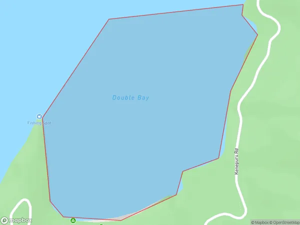 Double Bay, Marlborough Polygon Area Map