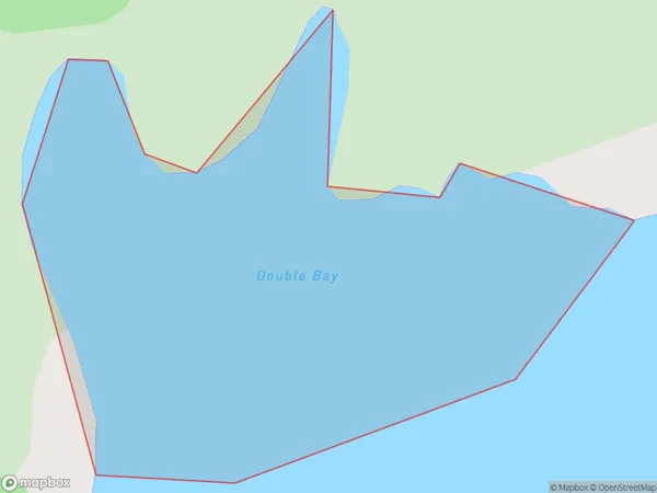 Double Bay, Otago Polygon Area Map