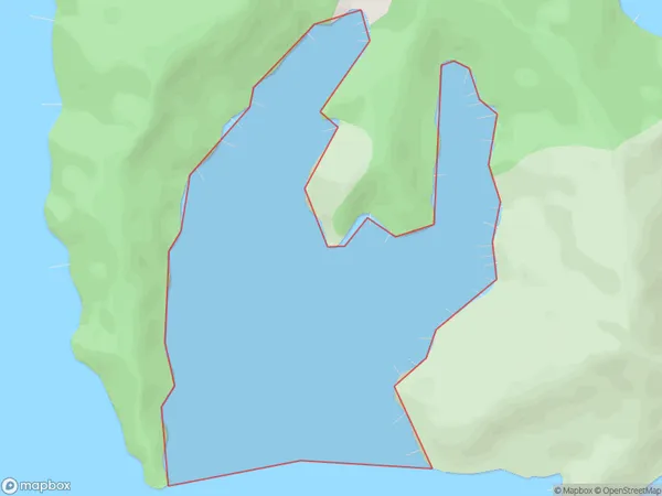 Double Cove, Marlborough Polygon Area Map