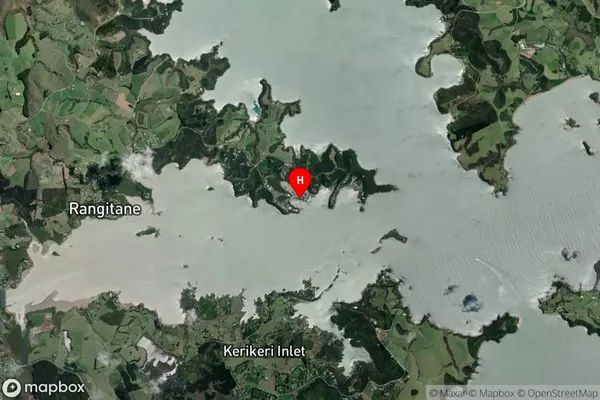 Doves Bay,Northland Satellite Map