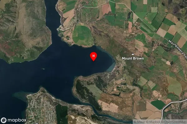 Dublin Bay,Otago Satellite Map