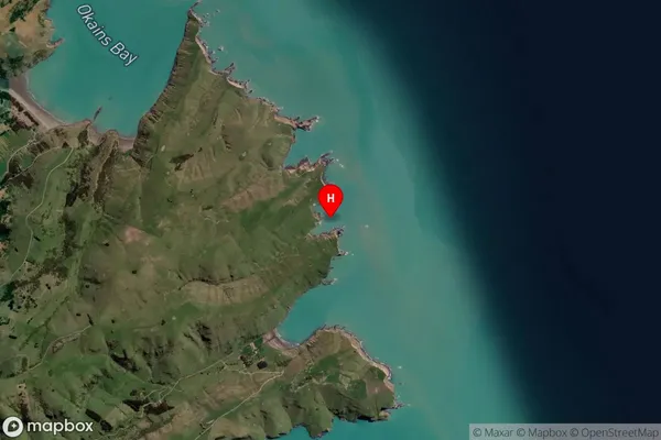 Ducksfoot Bay,Canterbury Satellite Map