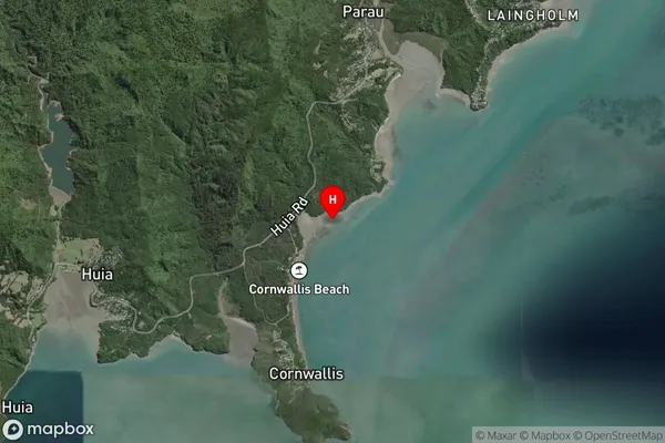 Duncan Bay,Auckland Satellite Map